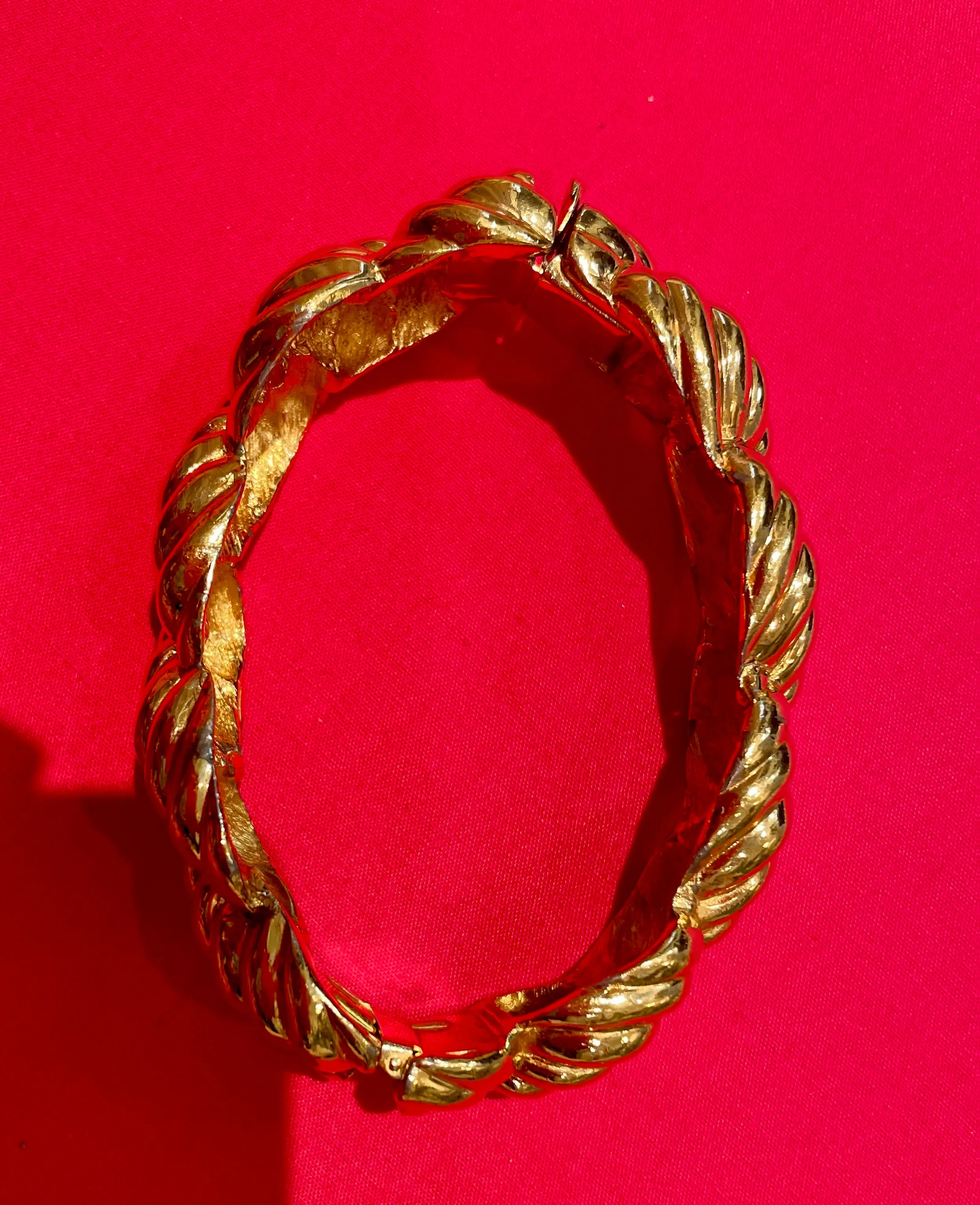 Gold Rope Bangle