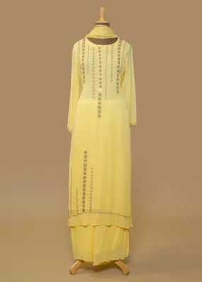 Hand Embroidered Georgette Summer Suit with Dupatta