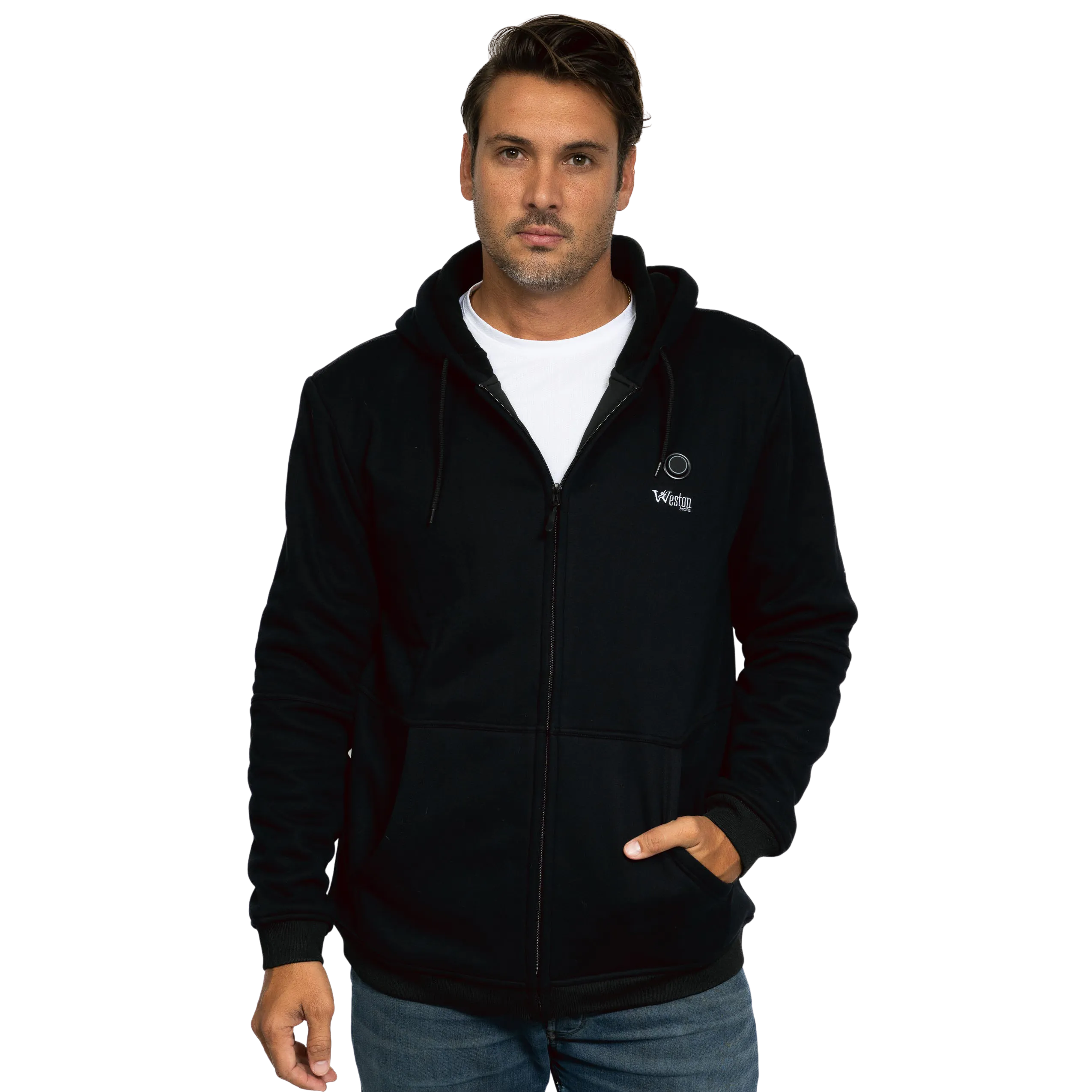 Heated Zip Hoodie for Men and Women