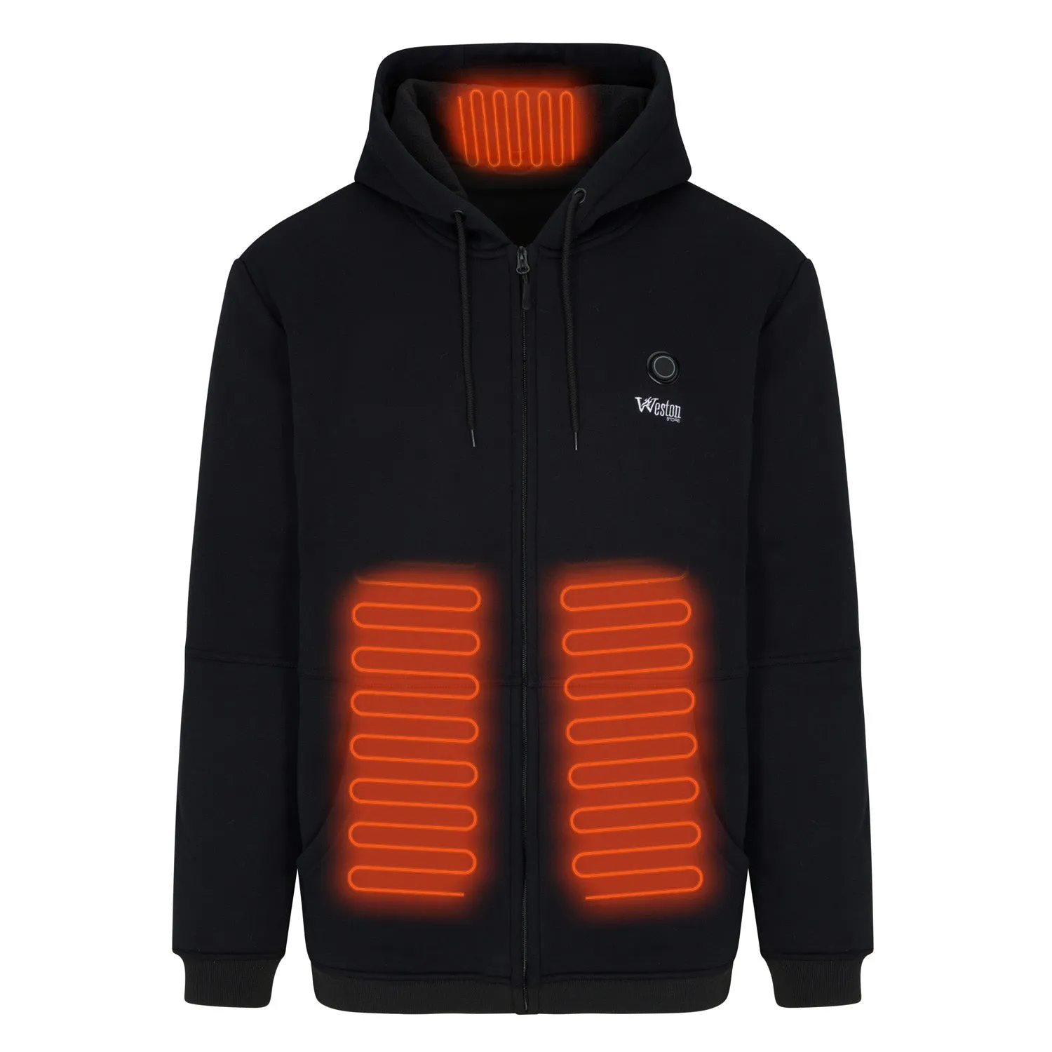 Heated Zip Hoodie for Men and Women