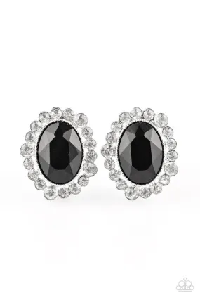 Hold Court Black Post-Earrings