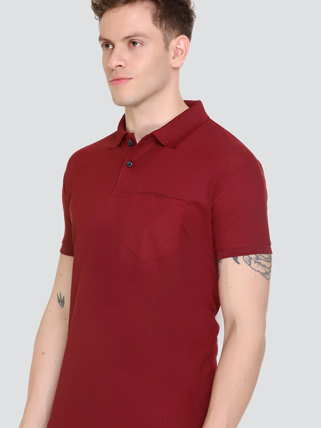 Jinxer Men Dry Fit Polo Tshirt