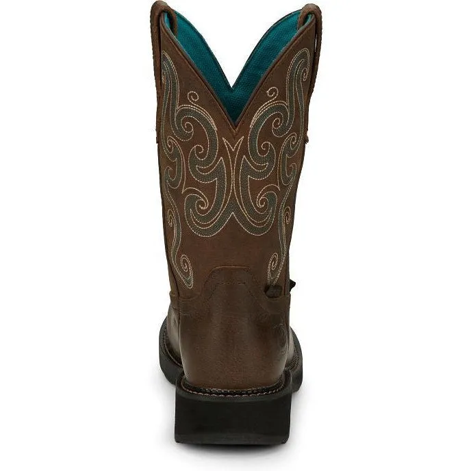 Justin Women's Tasha 11 ST WP Western Work Boot -Brown- GY9991