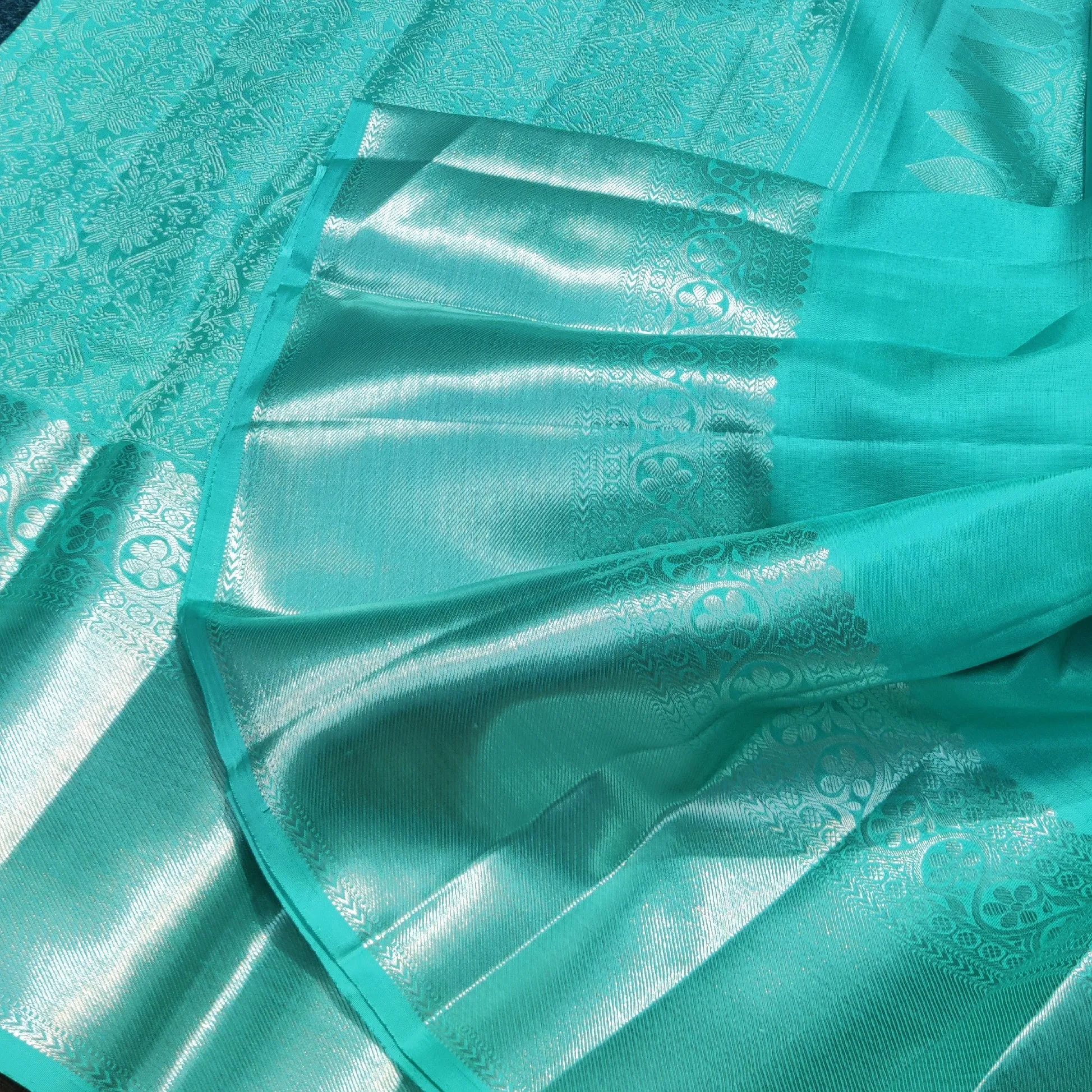 Kanchipure Pastel Saree - KMP14