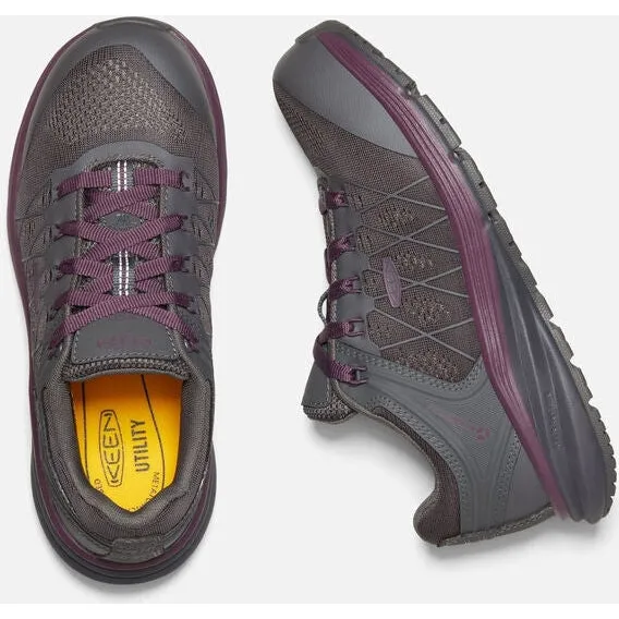 Keen Utility Women's Vista Energy Fiber Toe Work Shoe -Prune Purple- 1026985