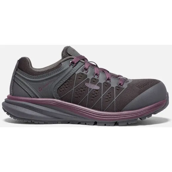 Keen Utility Women's Vista Energy Fiber Toe Work Shoe -Prune Purple- 1026985