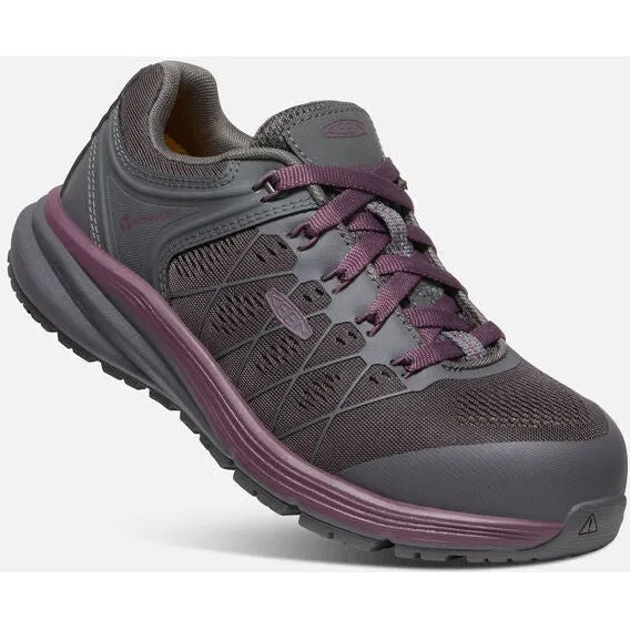 Keen Utility Women's Vista Energy Fiber Toe Work Shoe -Prune Purple- 1026985