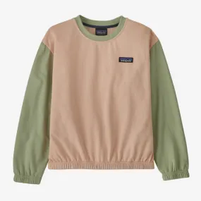 Kid's Patagonia | Girls Organic Cotton Crew Sweatshirt | Antique Pink