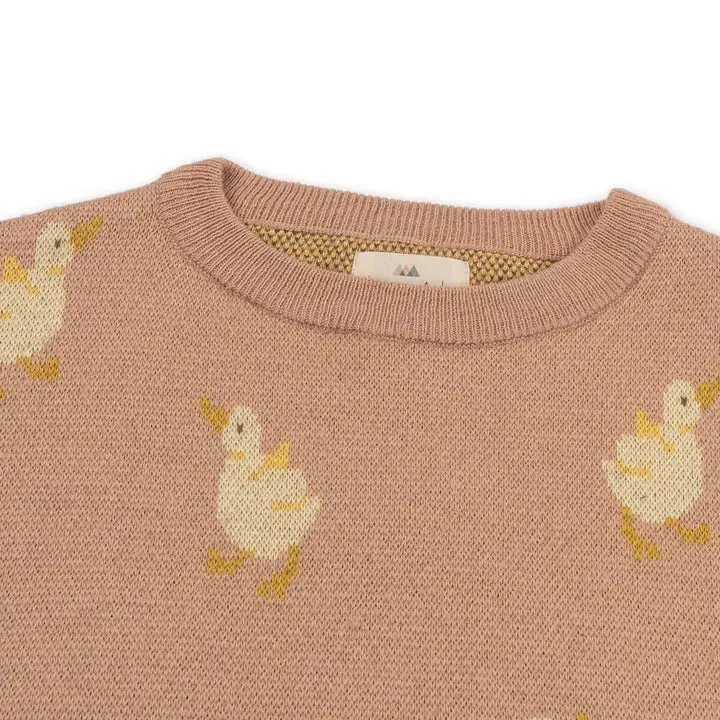 Lapis Knit Blouse - Maple sugar Duckling