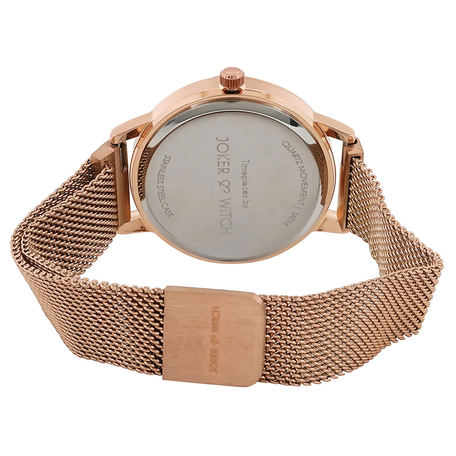 Leila Rosegold Watch Bracelet Stack