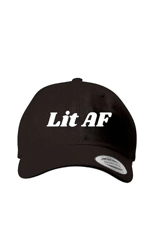 Lit AF Classic Dad Cap