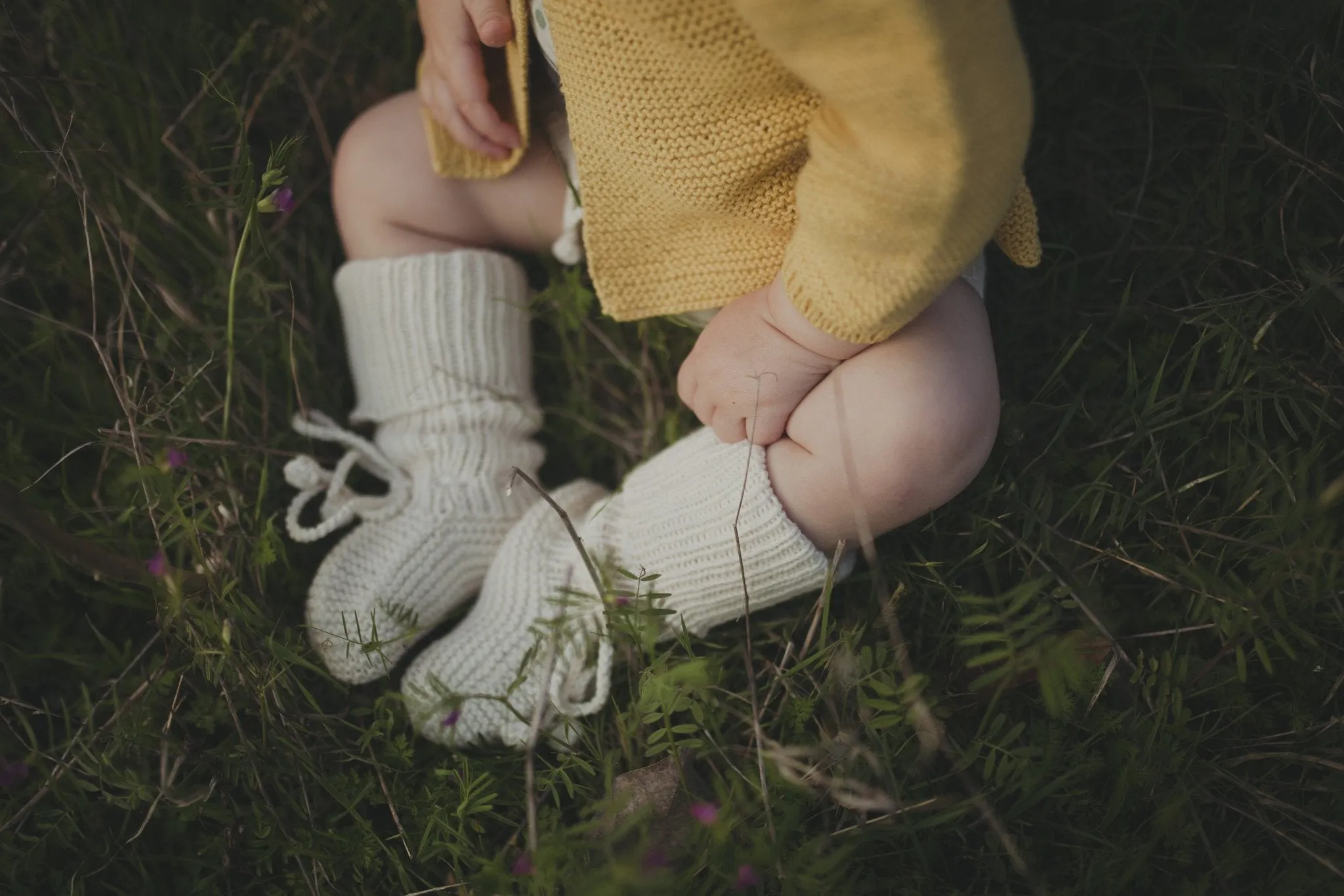 Long Cotton Booties