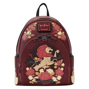 Loungefly Warner Brothers Harry Potter Gryffindor House Tattoo Mini Backpack