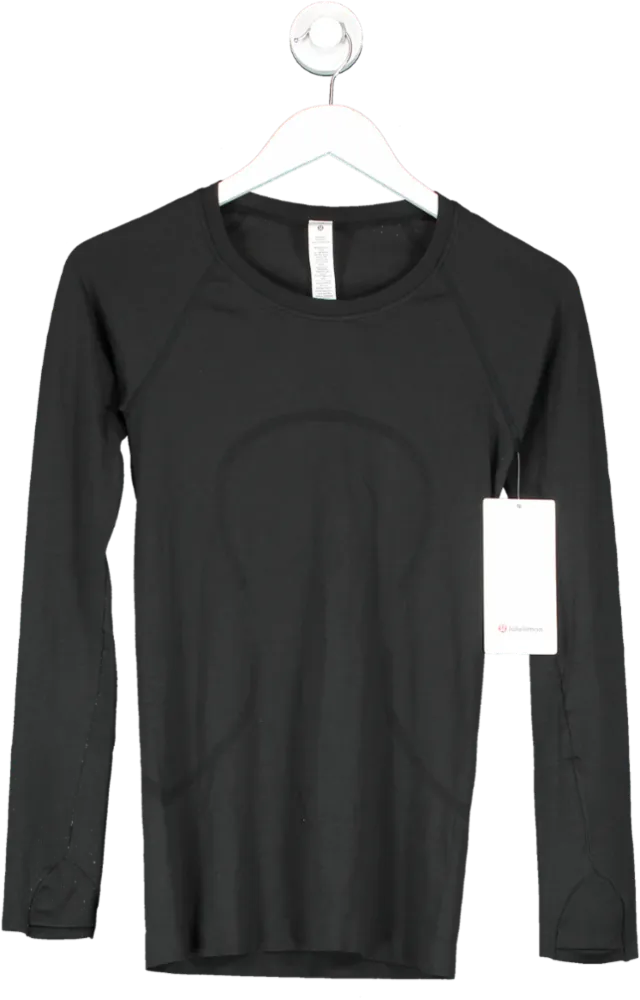 Lululemon Swiftly Tech Long Sleeve 2.0 Black BNWT UK 10