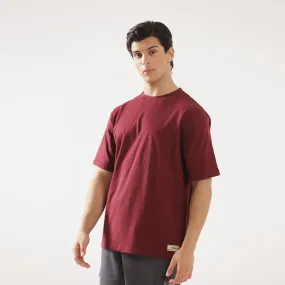 Maroon Oversize T-shirt