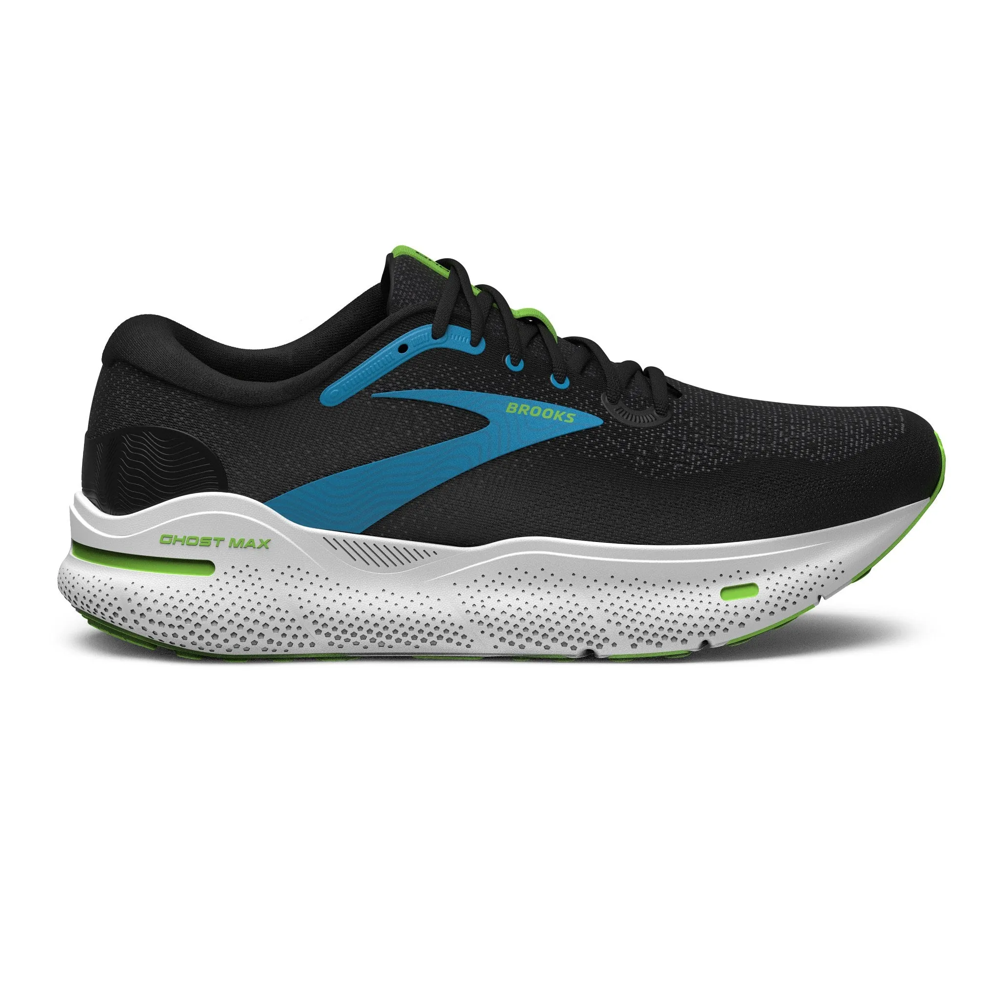 Men's Ghost Max - Black / Atomic Blue / Jasmine