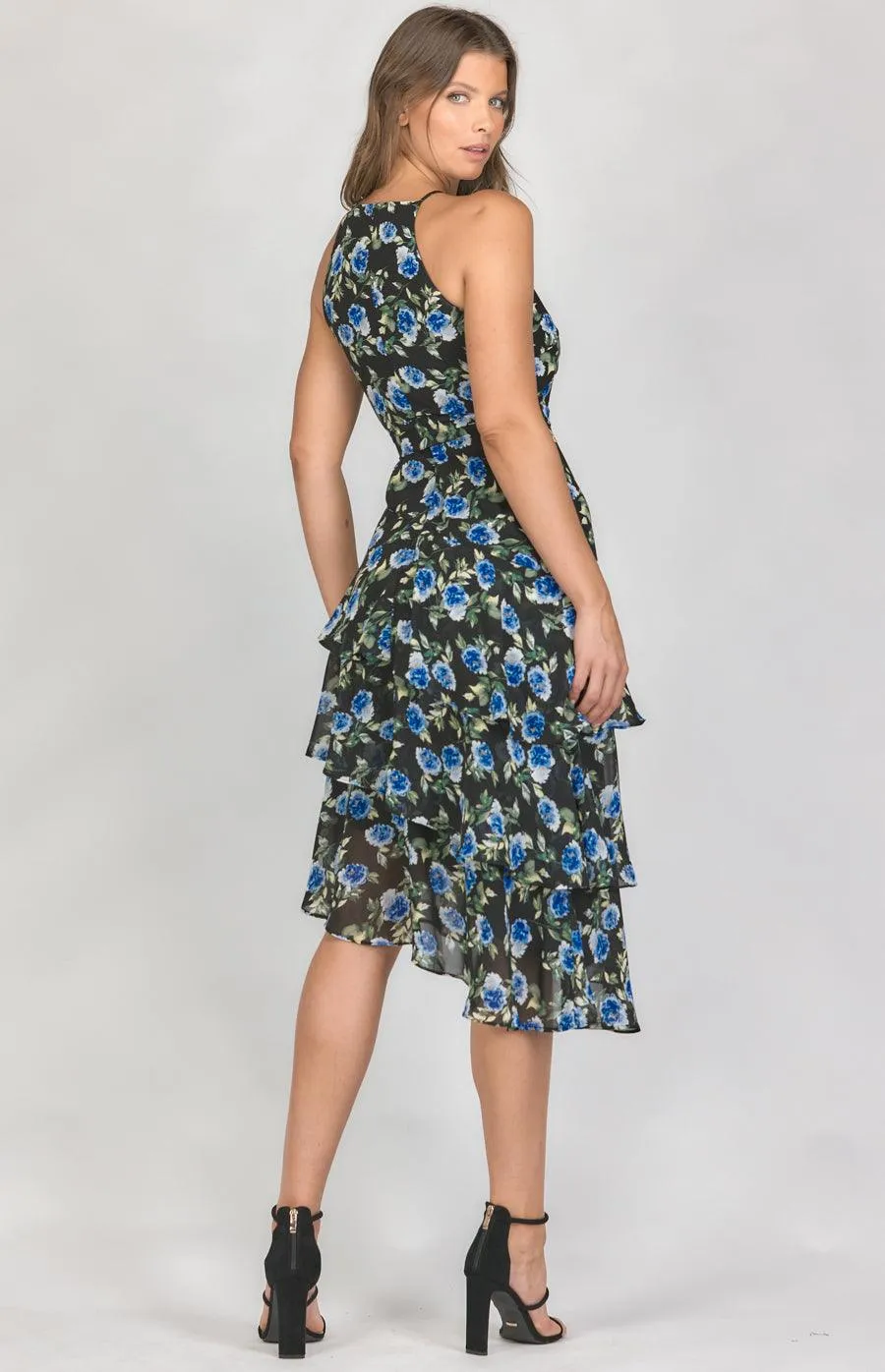 Misha Dress - Navy Floral