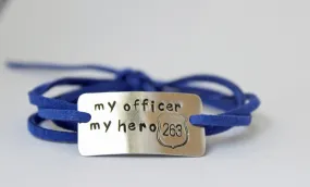 My Officer, My Hero Wrap bracelet