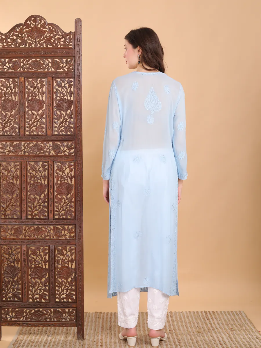 Nargis Viscose Mukaish Kurti