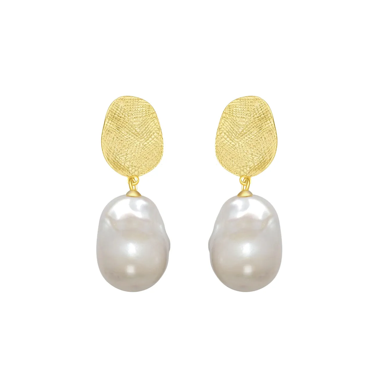 New Yorker Baroque Pearl Earrings WE00568