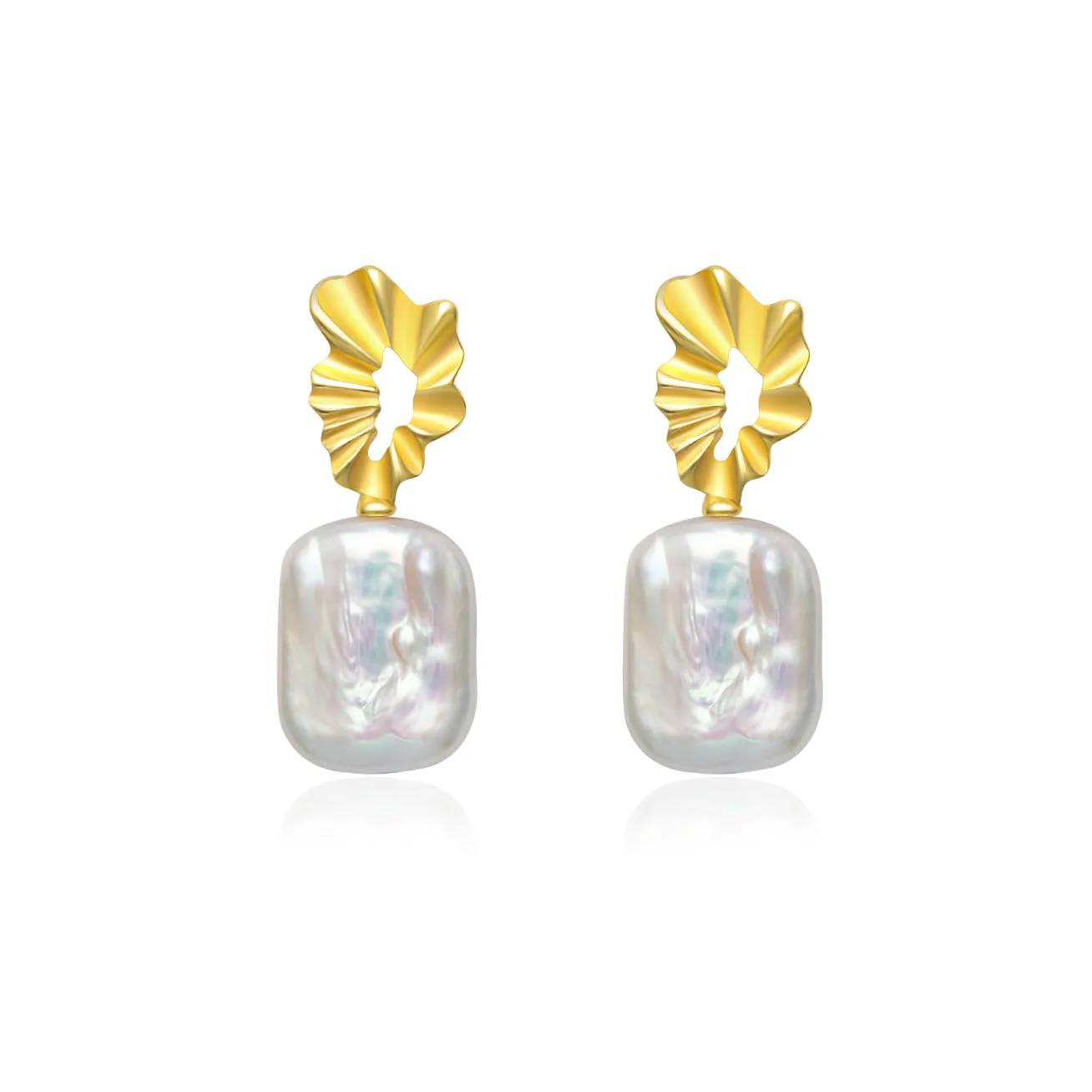 New Yorker Baroque Pearl Earrings WE00583