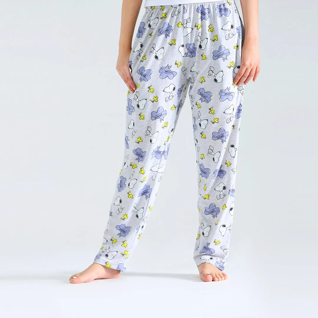 Peanuts All Over Print Jersey Pajama