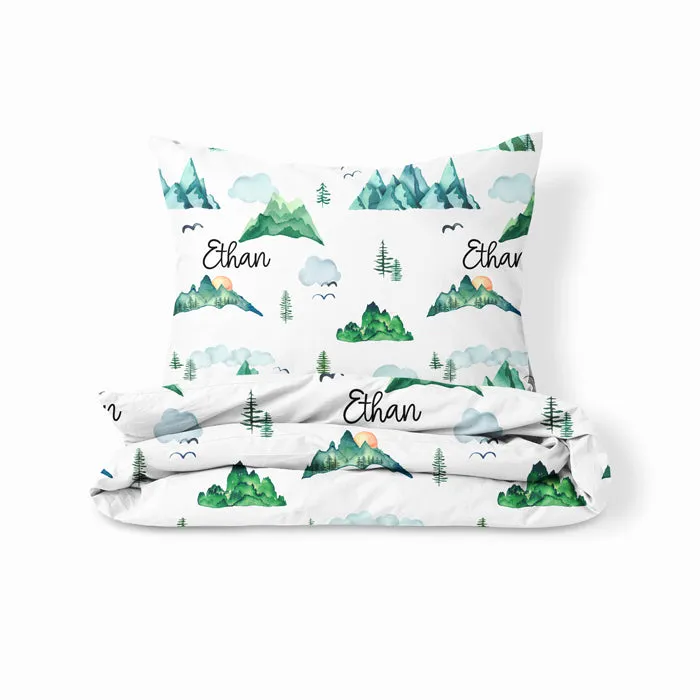 Personalized Twin Sheet and Pillowcase Set