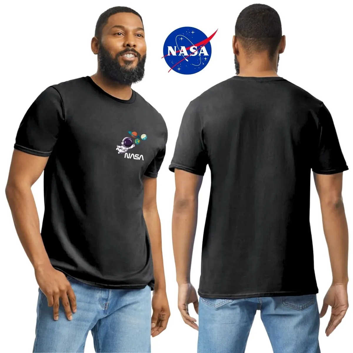 Playera Hombre Nasa Astronauta