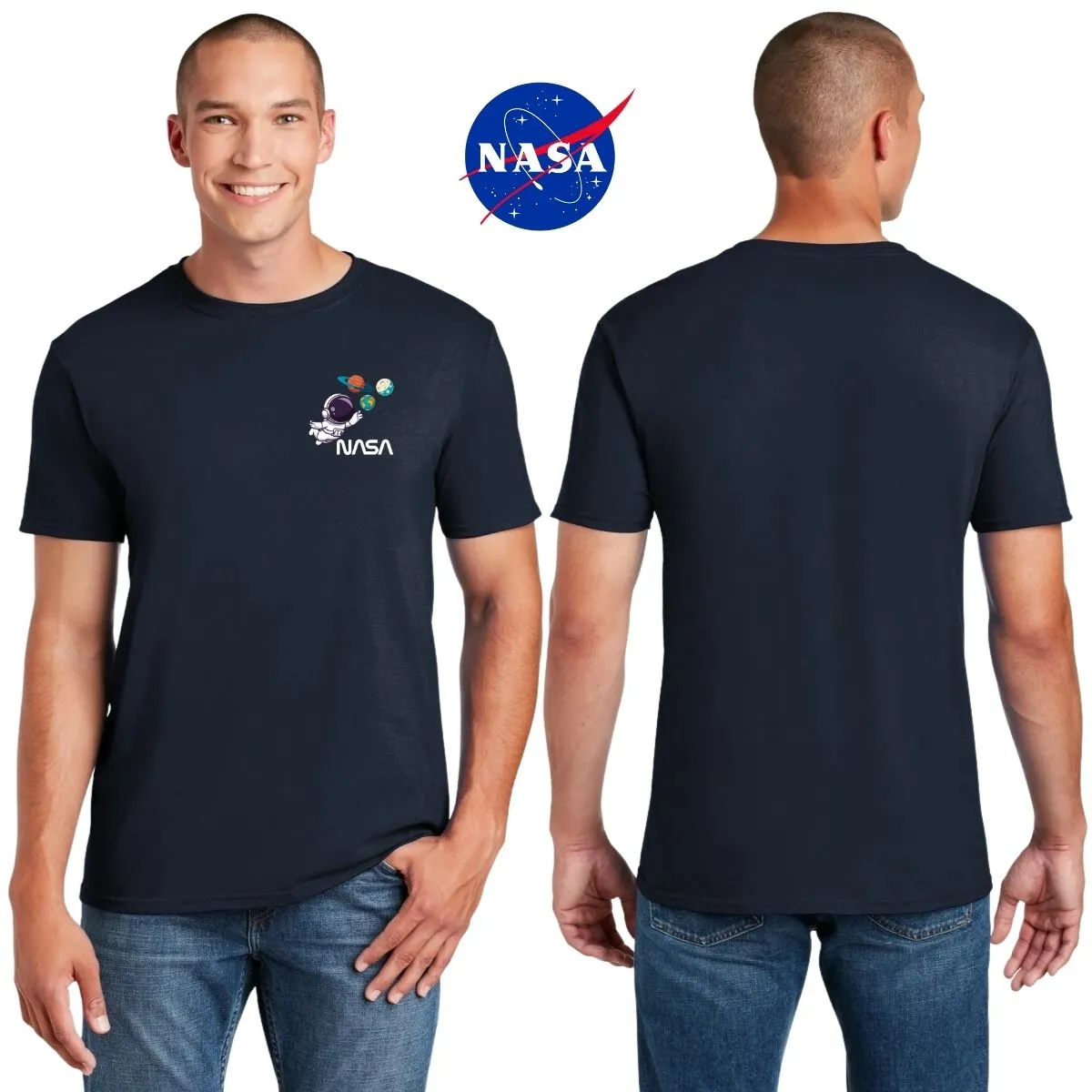 Playera Hombre Nasa Astronauta