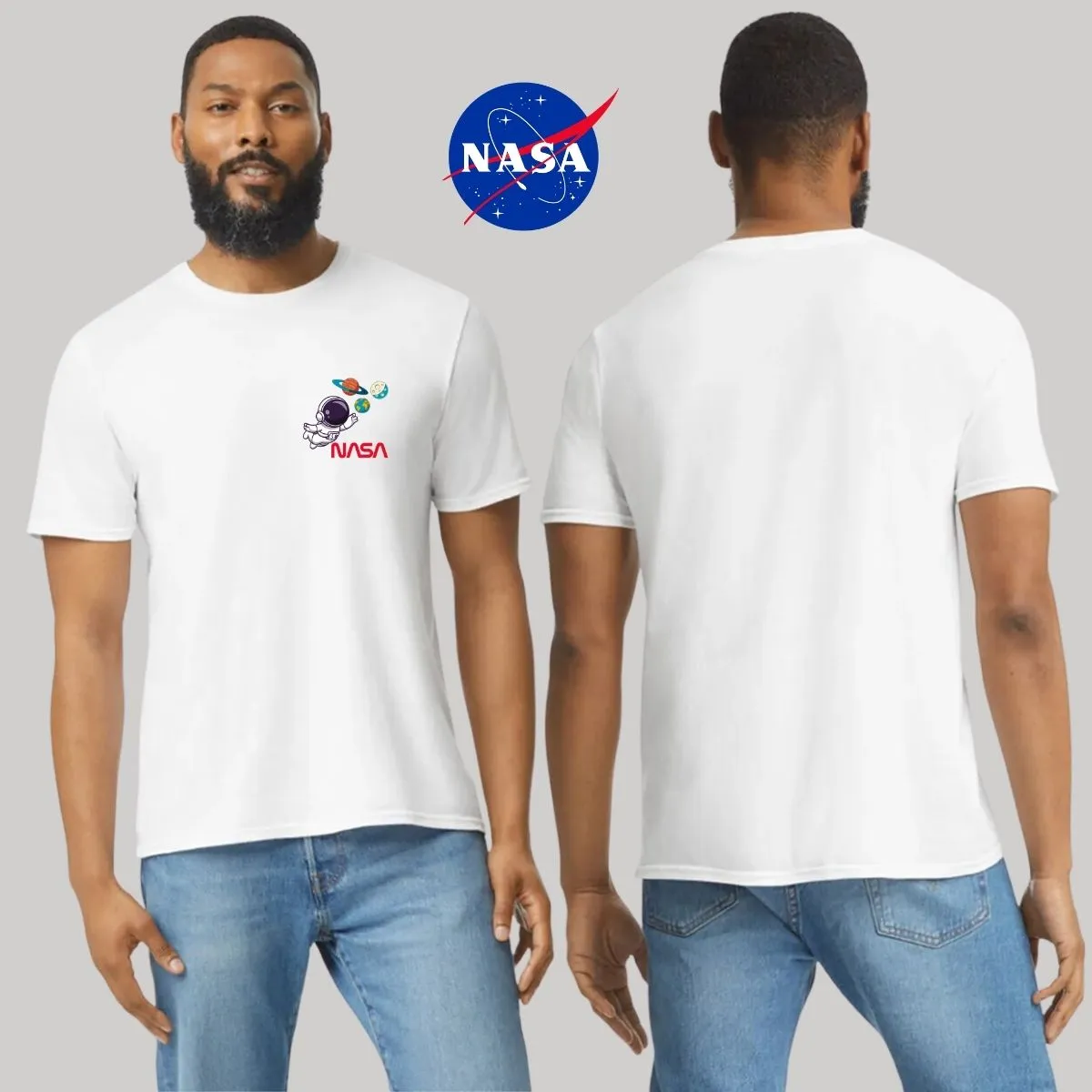 Playera Hombre Nasa Astronauta