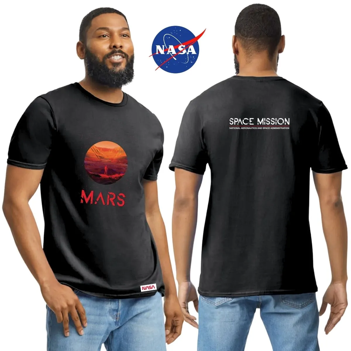 Playera Hombre Nasa Mars