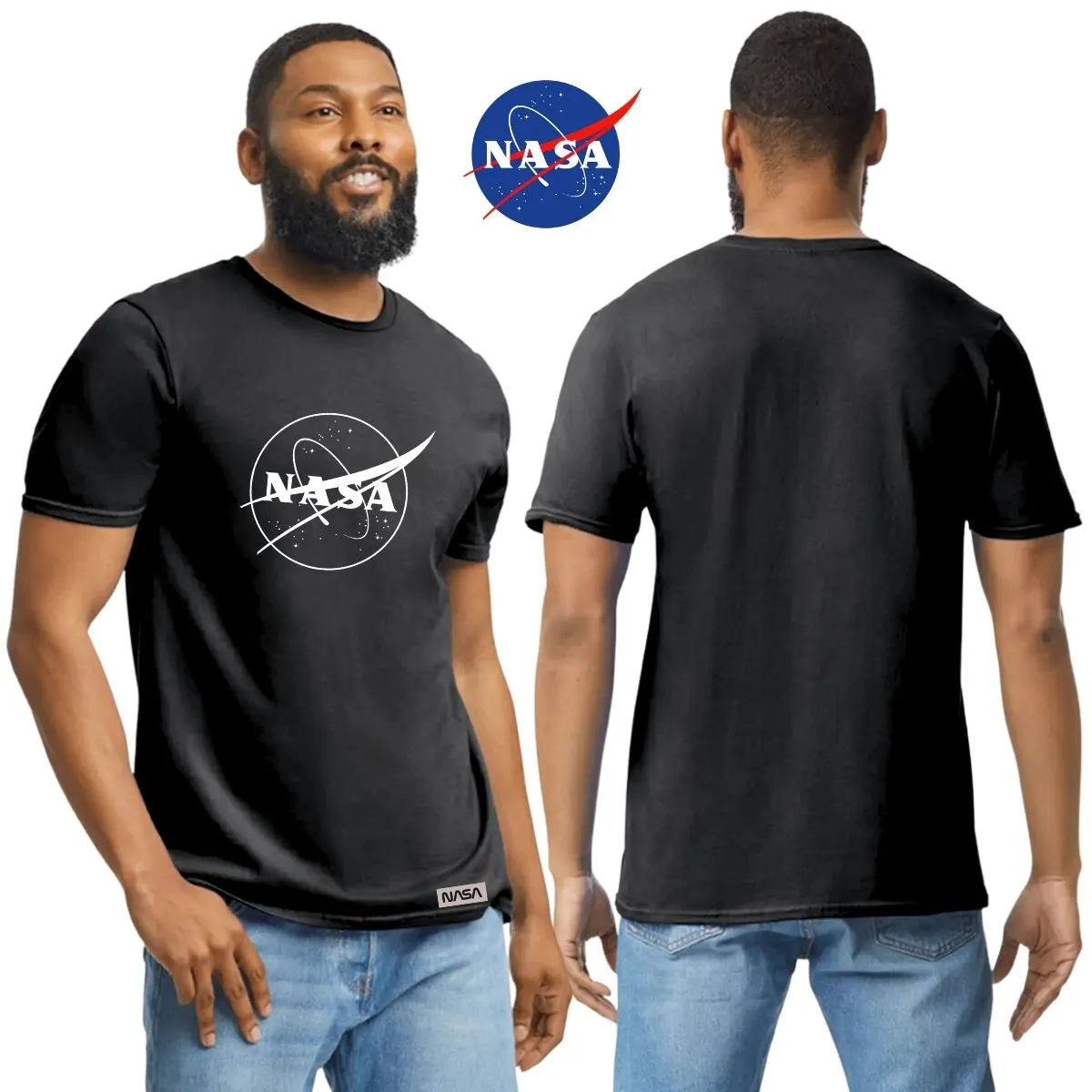 Playera Hombre Nasa Monocromático