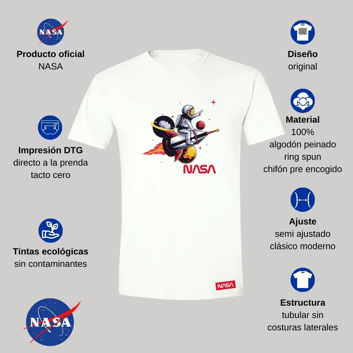 Playera Hombre Nasa Seal