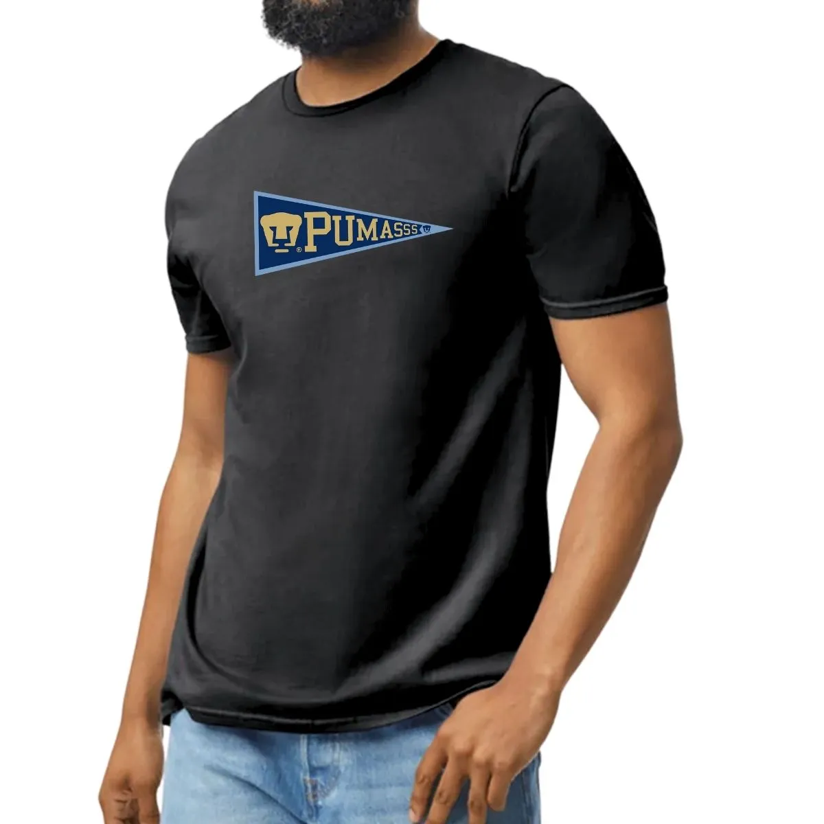 Playera Hombre Pumas UNAM Banderín