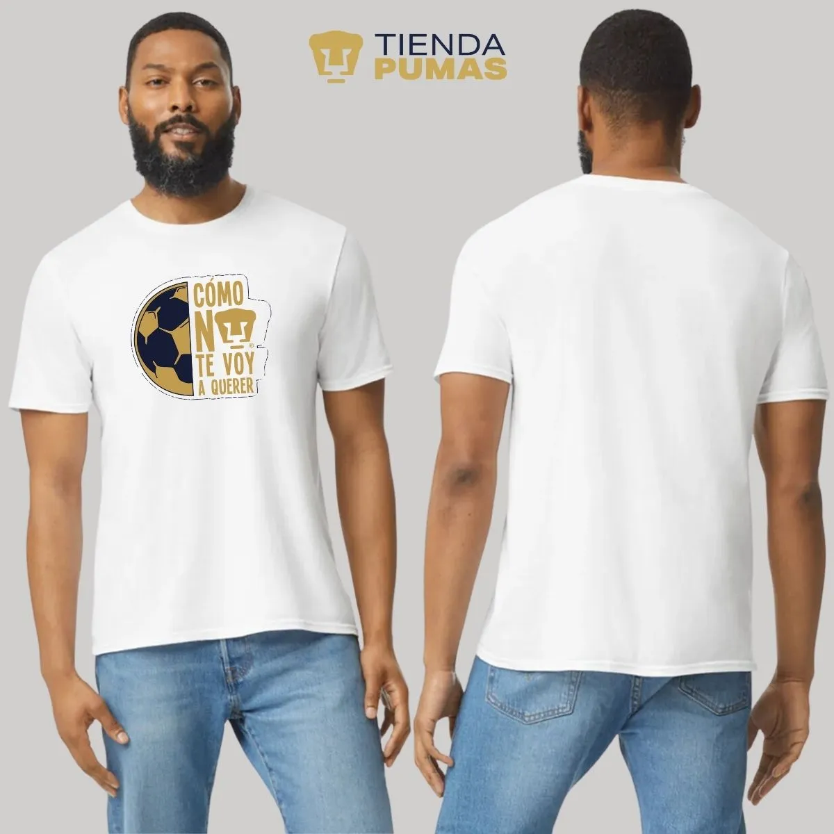 Playera Hombre Pumas UNAM Medio Balón