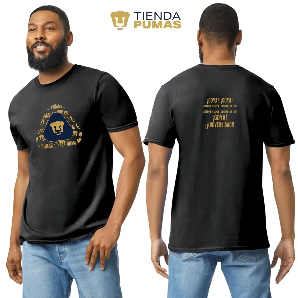 Playera Hombre Pumas UNAM triangular