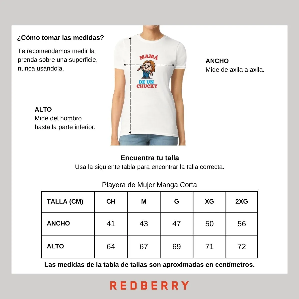 Playera Mujer Mamá de un Chucky