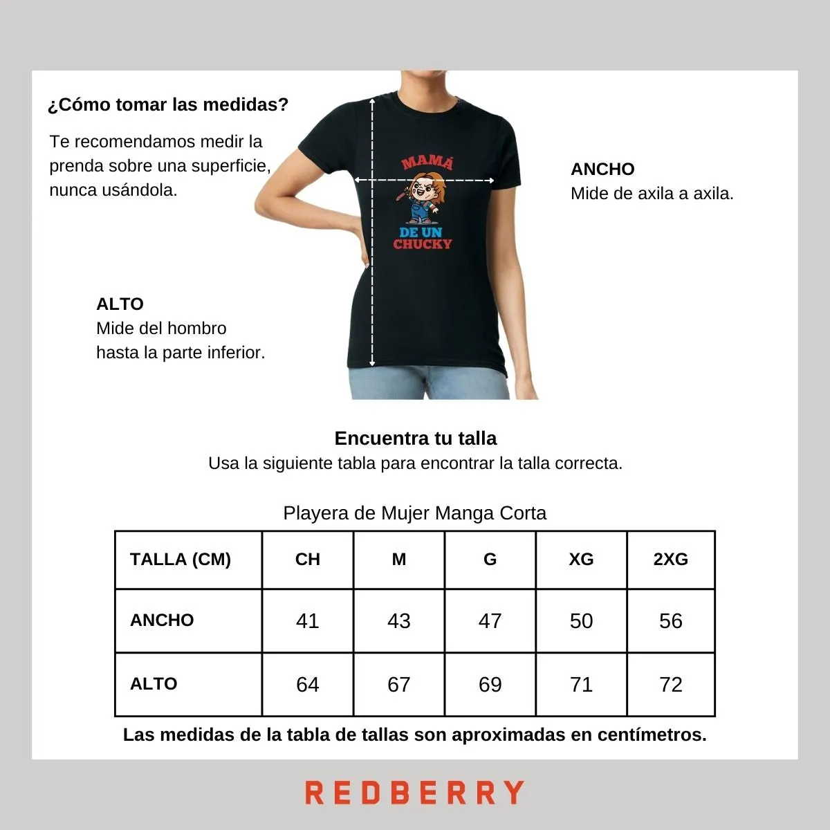 Playera Mujer Mamá de un Chucky