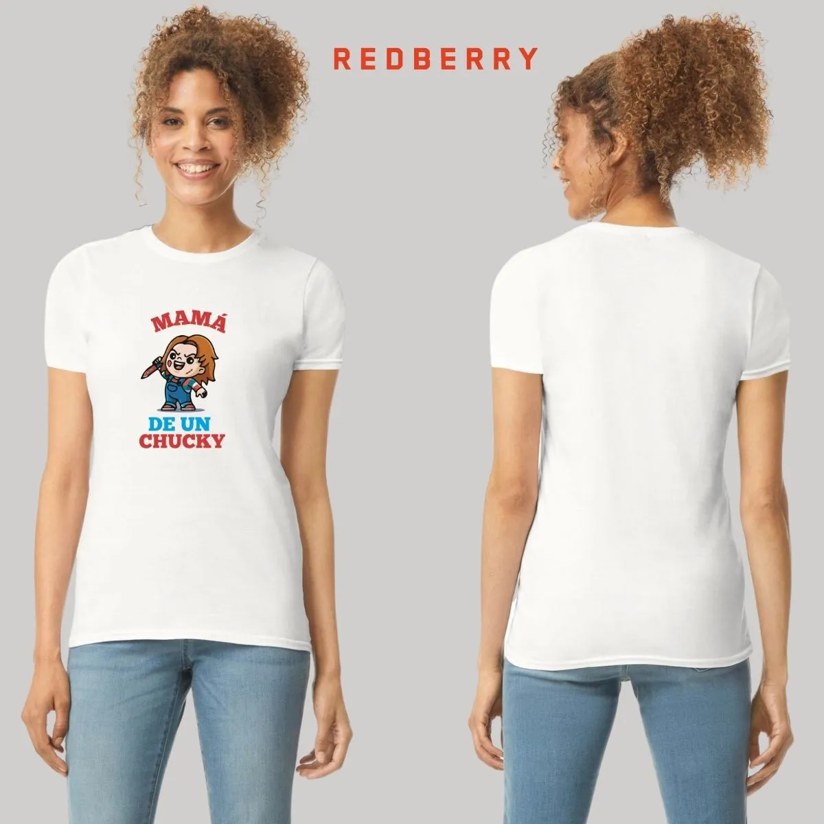 Playera Mujer Mamá de un Chucky