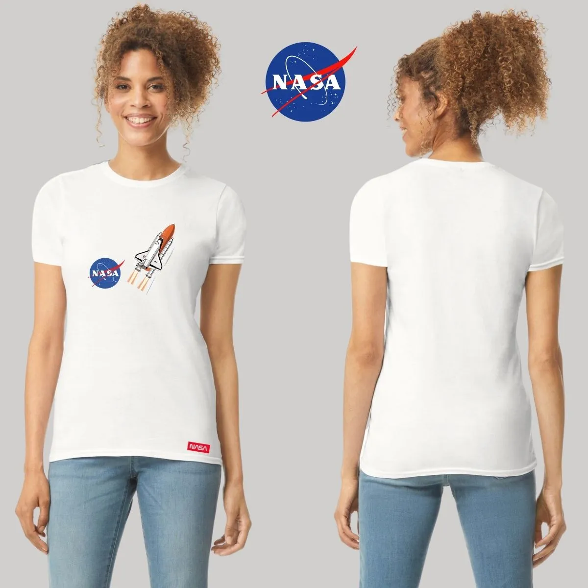 Playera Mujer Nasa Transbordador