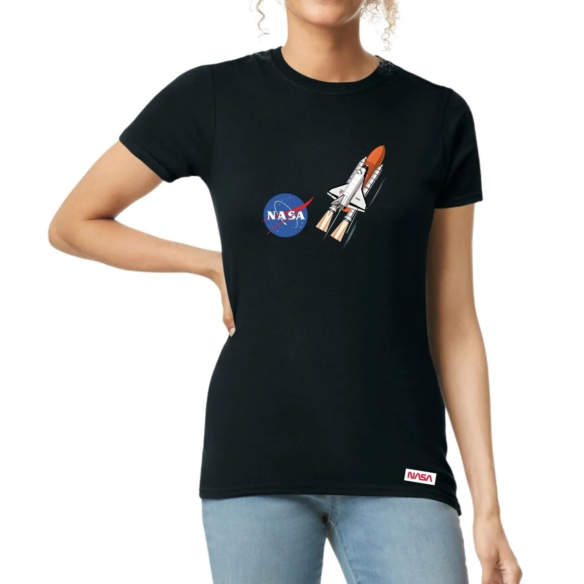 Playera Mujer Nasa Transbordador