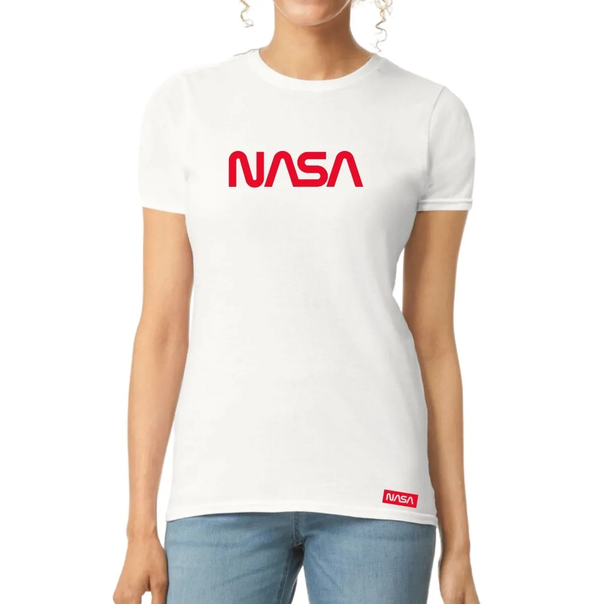 Playera Mujer Nasa Worm Red