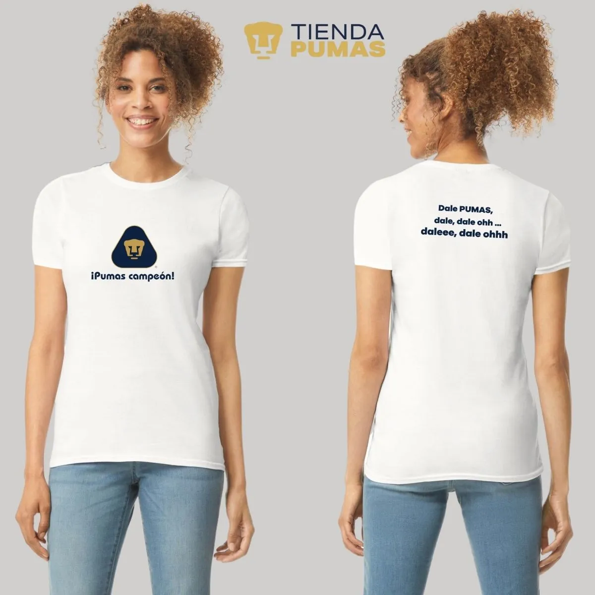 Playera Mujer Pumas UNAM campeón