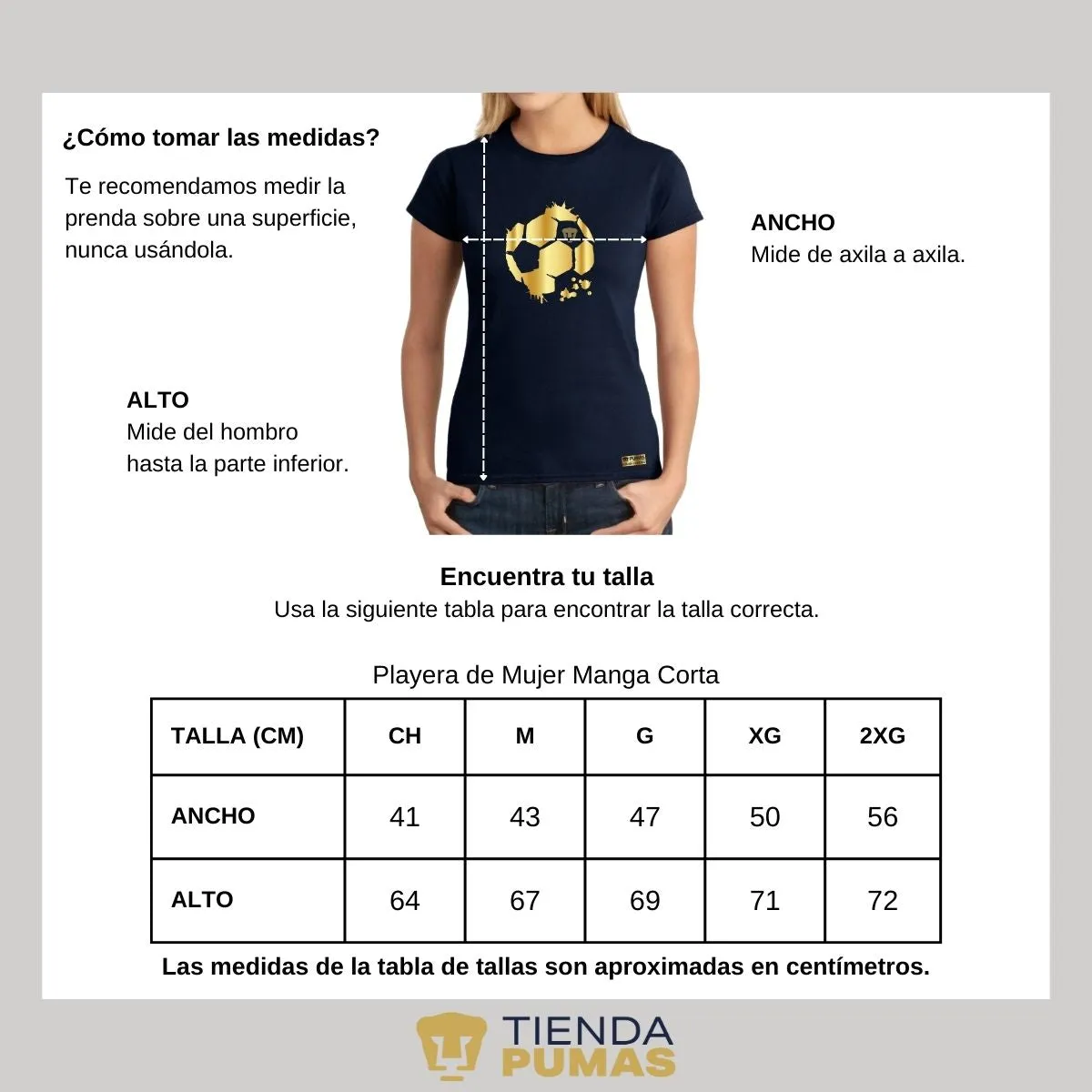 Playera Mujer Pumas UNAM Edición Limitada 2