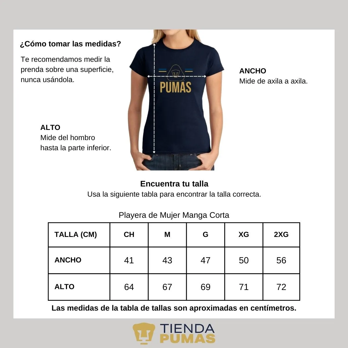 Playera Mujer Pumas UNAM Insignia