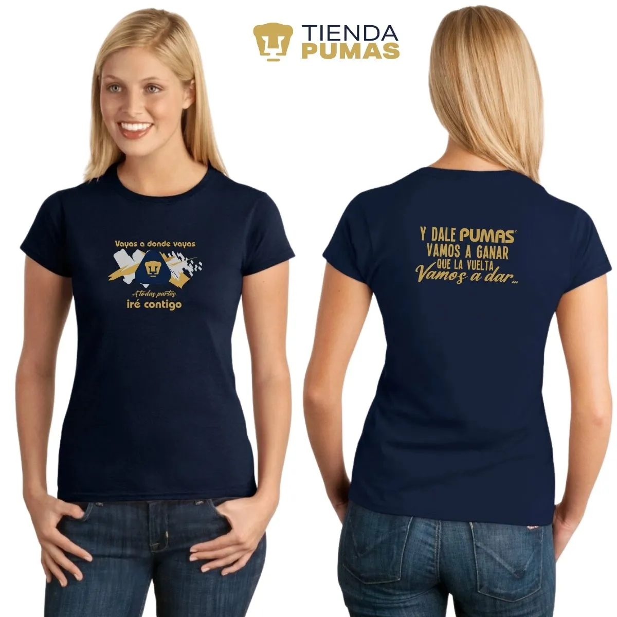 Playera Mujer Pumas UNAM vuelta