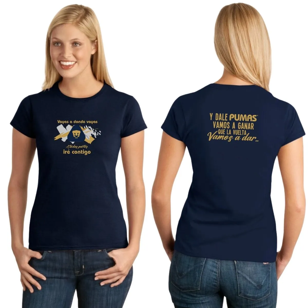 Playera Mujer Pumas UNAM vuelta