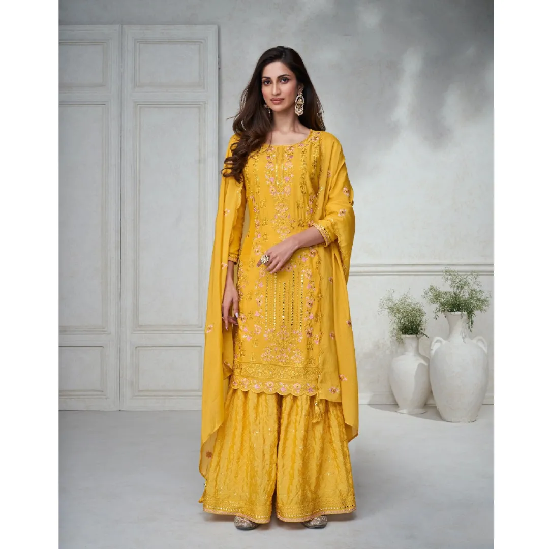 Premium Party wear Women Kurta Pant Dupatta Suits