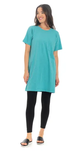 Rosa Tunic - turquoise - organic cotton