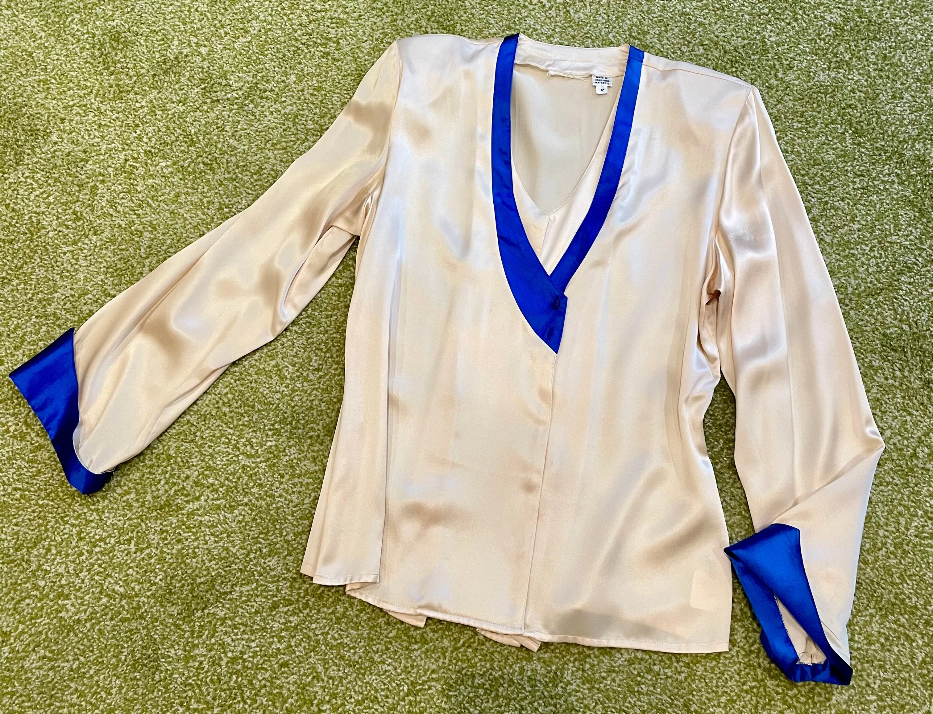 Silk Charmeuse Blouse